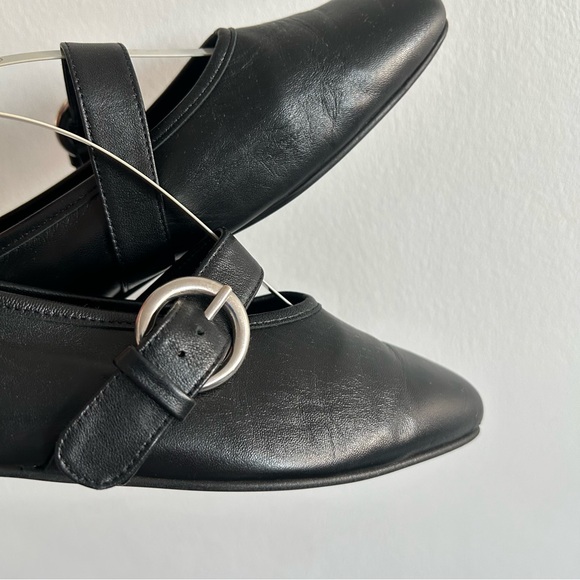 Maguire Aveiro Maryjane Ballerina Black Leather Shoes - Picture 12 of 16